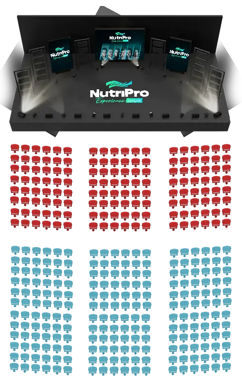 Mapa do Palco NutriPro Experience